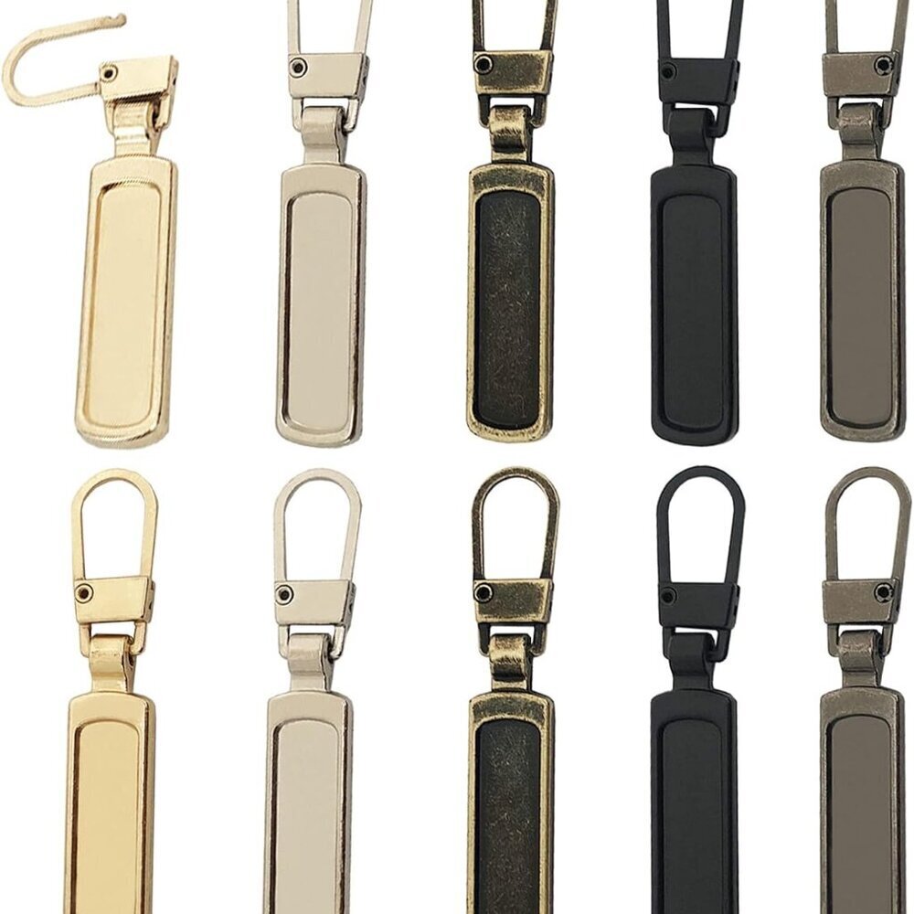 Zipper Pull Replacement for Small Holes Zipper, Detachable Zipper Tab Repair for